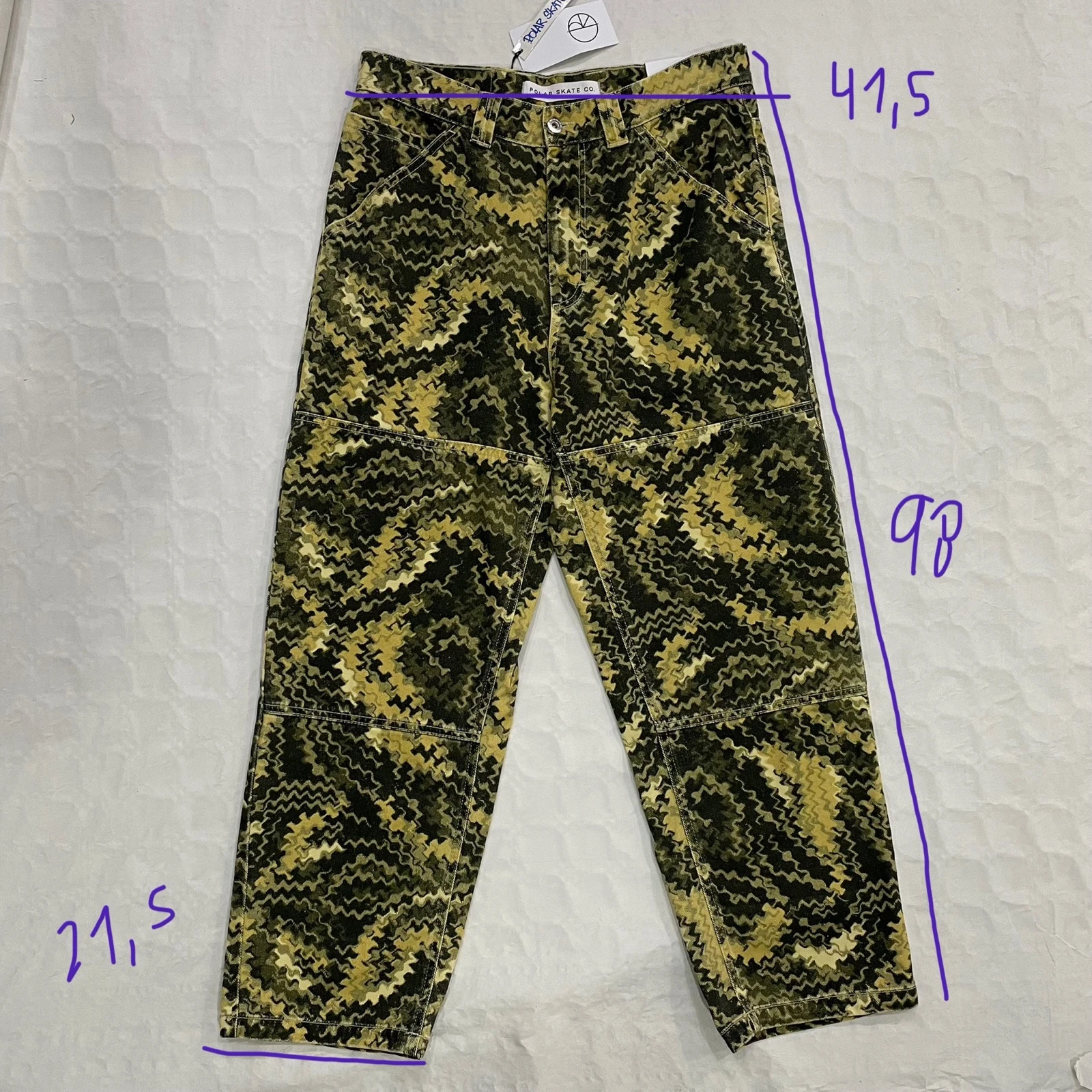 Calça de Lã Skate Co - 93 Work Pant (Verde) – photo 3